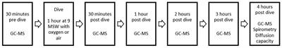 Pulmonary Oxygen Toxicity in Navy Divers: A Crossover Study Using Exhaled Breath Analysis After a One-Hour Air or Oxygen Dive at Nine Meters of Sea Water